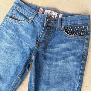 Juicy Couture Women’s Studded Blue Denim Jeans